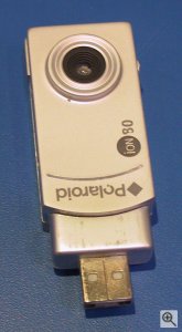 Polaroid's iON 80 digital camera. Copyright (c) 2003, Michael R. Tomkins. Click for a bigger picture!