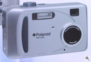 Polaroid's PhotoMAX PDC 2350 digital camera. Courtesy of Spectra, with modifications by Michael R. Tomkins. Click for a bigger picture!