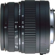 Sigma's 18 - 50mm F3.5 - 5.6 DC lens. Courtesy of Sigma, with modifications by Michael R. Tomkins.