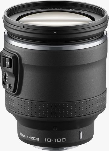 The 1 NIKKOR VR 10-100mm f/4.5-5.6 PD-ZOOM lens. Photo provided by Nikon Corp. Click for a bigger picture!
