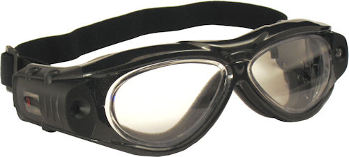 The Freedom Series video camera motorcycle goggle. Photo provided by Liquid Image Co. LLC. Click for a bigger picture!