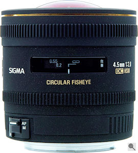 Sigma's 4.5mm F2.8 EX DC Circular Fisheye HSM lens. Click here for a  bigger picture!