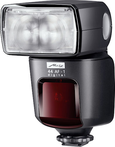 Metz's 44 AF-1 Digital flash strobe. Photo provided by Metz-Werke GmbH & Co KG. Click for a bigger picture!