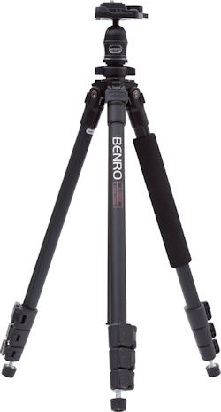 A-150EXU tripod, with legs and center column stowed. Photo provided by MAC Group US. Click for a bigger picture!