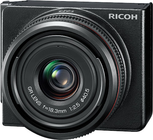 Ricoh's GR LENS A12 28 mm F2.5 module. Photo provided by Ricoh Co. Ltd. Click for a bigger picture!