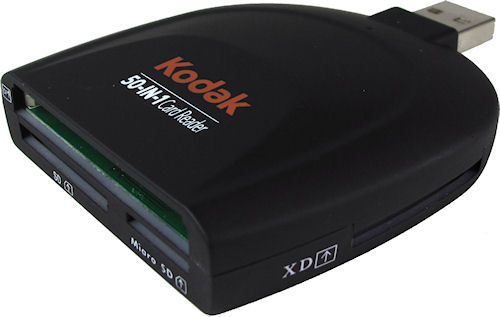 The Kodak A250 50-in-1 card reader. Photo provided by Sakar International Inc. Click for a bigger picture!