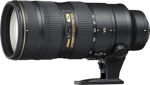 Nikon's AF-S NIKKOR 70-200mm f/2.8G ED VR II lens. Photo provided by Nikon Inc. Click for a bigger picture!