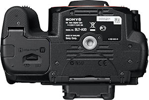 Sony's Alpha SLT-A33 digital SLR. Photo provided by Sony Electronics Inc. Click for a bigger picture!