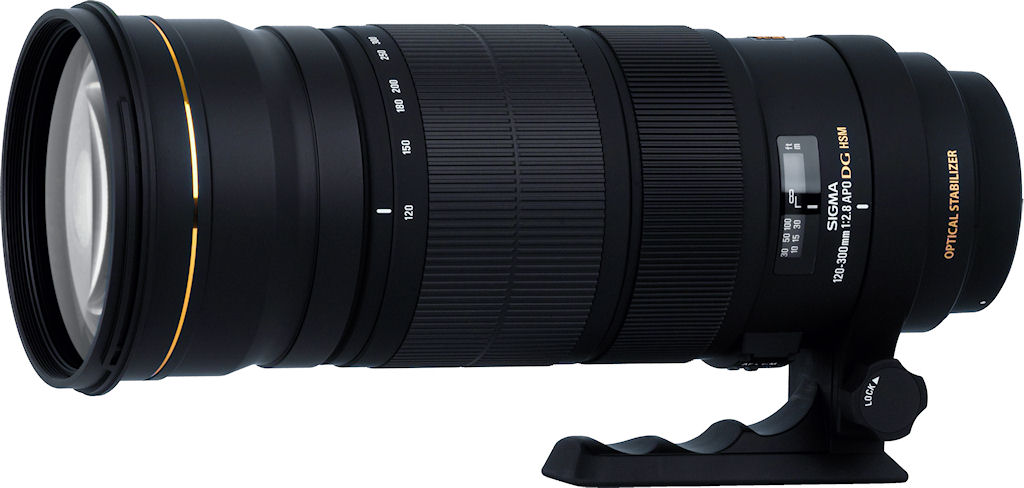 The Sigma 120300mm F28 EX DG OS APO HSM lens