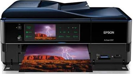 Epson's Artisan 837 all-in-one. Photo provided by Epson America Inc. Click for a bigger picture!