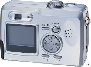UMAX's AstraPix 630 digital camera. Courtesy of UMAX, with modifications by Michael R. Tomkins. Click for a bigger picture!