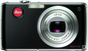Leica's C-Lux 1 digital camera. Courtesy of Leica, with modifications by Michael R. Tomkins. Click for a bigger picture!