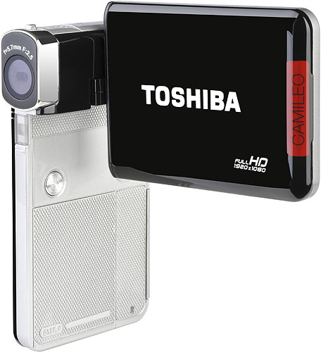 Toshiba's Camileo S30 camcorder. Photo provided by Toshiba America Information Systems Inc. Click for a bigger picture!