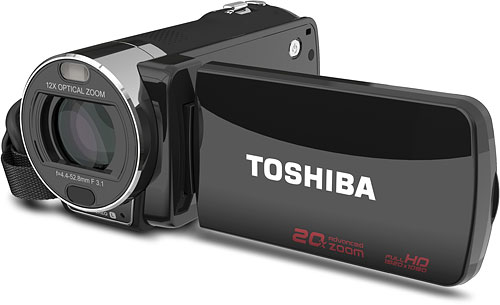 Toshiba's Camileo X200 camcorder. Photo provided by Toshiba America Information Systems Inc. Click for a bigger picture!