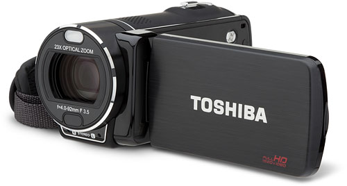 Toshiba's Camileo X400 camcorder. Photo provided by Toshiba America Information Systems Inc. Click for a bigger picture!