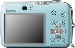 Canon PowerShot E-1 digital camera. Courtesy of Canon, with modifications by Zig Weidelich. Click for a bigger picture!