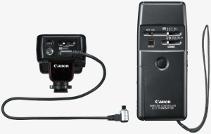 Canon's LC-5 Wireless Transmitter. Courtesy of Canon, with modifications by Michael R. Tomkins. Click for a bigger picture!