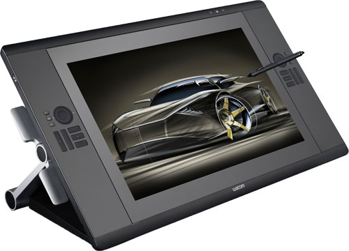 Wacom's Cintiq 24HD interactive pen display. Image provided by Wacom Technology Services Corp. Click for a bigger picture!