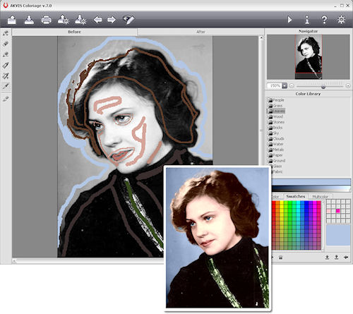 Another demonstration of Akvis' Coloriage v7.0. Image provided by AKVIS Software Inc. Click for a bigger picture!