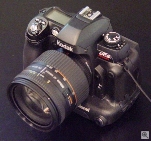 Kodak's DCS Pro 14n digital camera. Copyright © 2002, The Imaging Resource. All rights reserved.