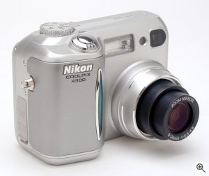 Nikon's Coolpix 4300 digital camera. Copyright © 2002, The Imaging Resource. All rights reserved. Click for a bigger picture!