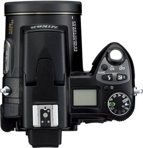 Nikon's Coolpix 8800 digital camera. Courtesy of Nikon, with modifications by Michael R. Tomkins. Click for a bigger picture!