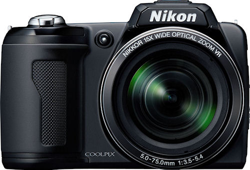 Nikon's Coolpix L110 digital camera. Photo provided by Nikon Inc. Click for a bigger picture!