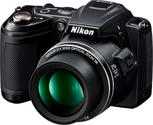 Nikon's Coolpix L120 digital camera. Photo provided by Nikon Inc. Click for a bigger picture!