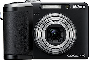 Nikon's Coolpix P60 digital camera. Courtesy of Nikon, with modifications by Michael R. Tomkins.