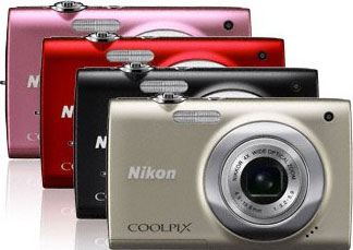Nikon's Coolpix S2500 digital camera. Image provided by Nikon UK Ltd.