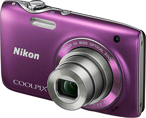Nikon's Coolpix S3100 digital camera. Photo provided by Nikon Inc. Click for a bigger picture!