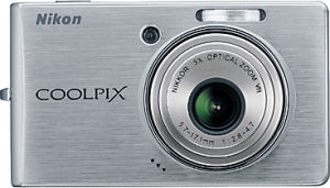 Nikon's Coolpix S500 digital camera. Courtesy of Nikon, with modifications by Michael R. Tomkins.