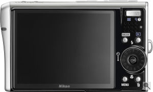 Nikon's Coolpix S51c digital camera. Courtesy of Nikon, with modifications by Michael R. Tomkins. Click for a bigger picture!