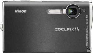 Nikon's Coolpix S7c digital camera. Courtesy of Nikon, with modifications by Michael R. Tomkins. Click for a bigger picture!