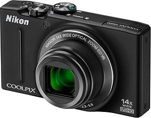 Nikon's Coolpix S8200 digital camera. Photo provided by Nikon Inc. Click for a bigger picture!