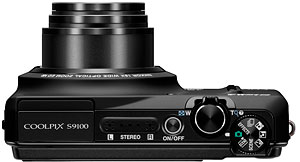 Nikon's Coolpix S9100 digital camera. Photo provided by Nikon Inc. Click for a bigger picture!