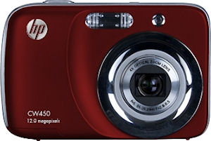 Hewlett Packard's CW450 digital camera. Photo provided by Hewlett Packard Development Company L.P. Click for a bigger picture!