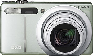 Ricoh's CX5 digital camera. Photo provided by Ricoh Co. Ltd. Click for a bigger picture!
