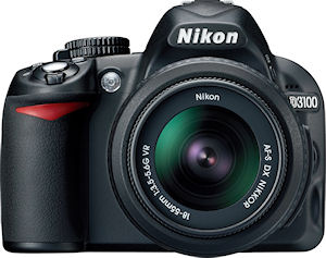 Nikon's D3100 digital SLR. Photo provided by Nikon Inc. Click for a bigger picture!
