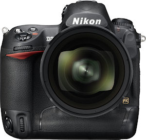 Nikon's D3S digital SLR. Photo provided by Nikon Inc. Click for a bigger picture!