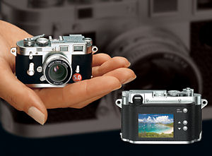 Minox's Digital Classic Camera Leica M3. Courtesy of Minox, with modifications by Michael R. Tomkins.