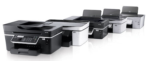 The newest members of the Dell inkjet printer family sport fresh designs and include a valuable energy saving Eco-mode. Photo and caption provided by Dell Inc. / BusinessWire. Click for a bigger picture!