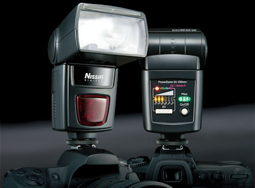 Nissin Di622 Mark II flash strobes in use. Photo provided by Nissin Japan Ltd. Click for a bigger picture!