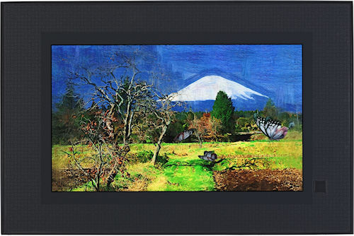 Casio's Digital Art Frame, front view. Photo provided by Casio America Inc. Click for a bigger picture!