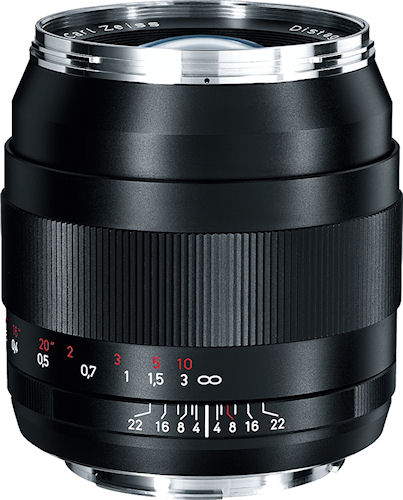 Side view of the Carl Zeiss Distagon T* 2/35 ZE lens. Photo provided by Carl Zeiss AG. Click for a bigger picture!