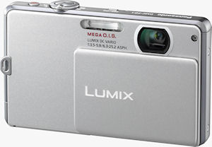 Panasonic's Lumix DMC-FP1 digital camera. Photo provided by Panasonic Consumer Electronics Co. Click for a bigger picture!