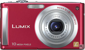 Panasonic's Lumix DMC-FS5 digital camera. Courtesy of Panasonic, with modifications by Michael R. Tomkins. Click for a bigger picture!
