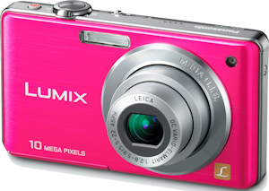 Panasonic's Lumix DMC-FS7 digital camera. Photo provided by Panasonic Consumer Electronics Co. Click for a bigger picture!