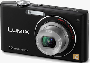 Panasonic's Lumix DMC-FX48 digital camera. Photo provided by Panasonic Consumer Electronics Co. Click for a bigger picture!