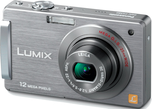 Panasonic's Lumix DMC-FX580 digital camera. Photo provided by Panasonic Consumer Electronics Co. Click for a bigger picture!